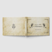 Vintages romantisches Gästebuch (Voll)