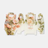 Vintages romantisches Gemälde von Rose Hochzeit Geschenkschachtel (Ungefaltet)