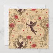 Vintages romantisches Muster Cupids (10) (Vorderseite)