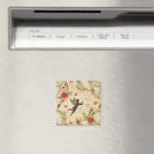 Vintages romantisches Muster Cupids (7) Magnet (In Situ (Geschirrspüler))