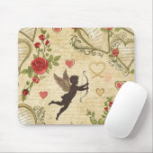 Vintages romantisches Muster Cupids (7) Mousepad (Mit Mouse)