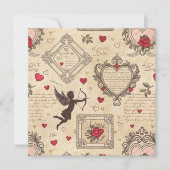 Vintages romantisches Muster Cupids (8) (Vorderseite)