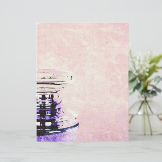 Vintages romantisches Parfümflaschenpapier (Stehend Vorderseite)