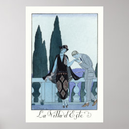 Vintages Romantisches Portrait Poster