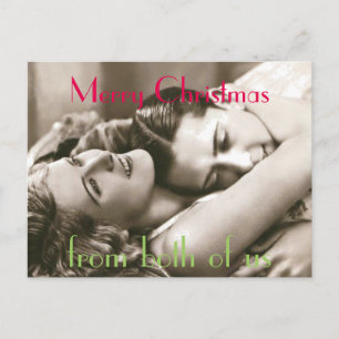 Vintages romantisches Weihnachten von beiden von