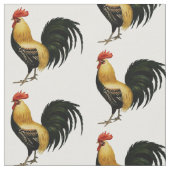 Vintages Rooster Stoff (Nahaufnahme)
