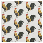 Vintages Rooster Stoff (Muster)