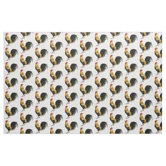 Vintages Rooster Stoff (Fat Quarter (45,7 x 55,9 cm))
