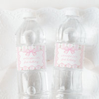 Vintages rosa Bogen Blumenwasser