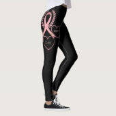Vintages, rosa Farbband Leggings (Rechts)