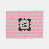 Vintages rosa fleecedecke (Vorderseite (Horizontal))