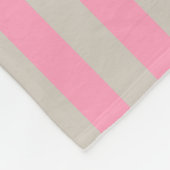 Vintages rosa fleecedecke (Ecke)