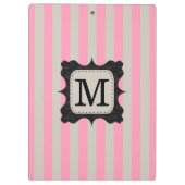 Vintages rosa klemmbrett (Rückseite)