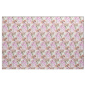 Vintages rosa Mädchen auf Pferdegewebe Stoff (Fat Quarter (45,7 x 55,9 cm))