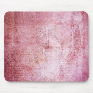 Vintages rosa Mousepad