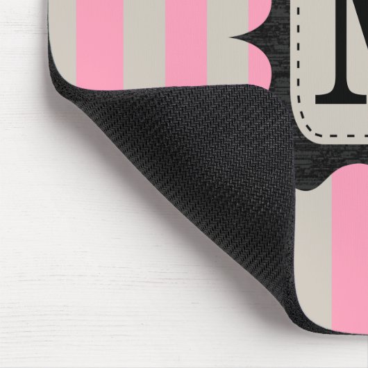 Vintages rosa mousepad (Ecke)