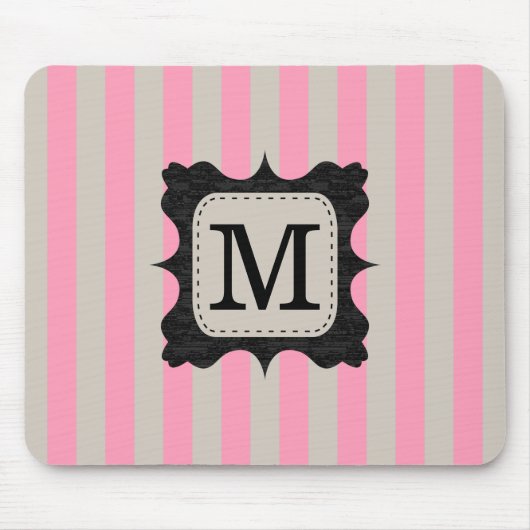 Vintages rosa mousepad (Vorne)
