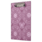 Vintages rosa Muster Klemmbrett (Links)