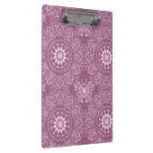 Vintages rosa Muster Klemmbrett (Rechts)