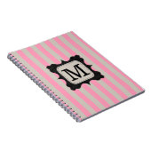 Vintages rosa notizblock (Rechte Seite)