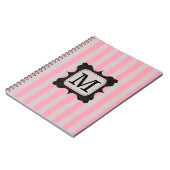 Vintages rosa notizblock (Linke Seite)