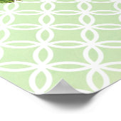 Vintages Rosa Retro Art Poster (Ecke)