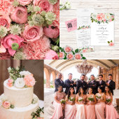 Vintages Rosa und Elfenbeinküste Rose Garland Menükarte