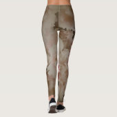 Vintages Rosa und Weiß Leggings (Rückseite)