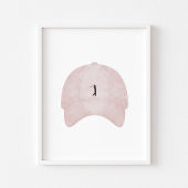 Vintages rosafarbenes Plakat