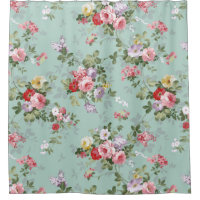 Vintages rosarotes elegantes Rosen-Blumenmuster