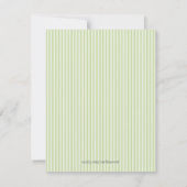 Vintages Rose Bouquet Garden Party Einladung (Rückseite)