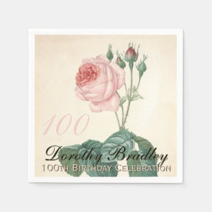 Vintages Rosen-100. Serviette