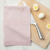 Vintages Rosen-Blumen-Küchen-Tuch-Shabby Chic Geschirrtuch (Viertel Falte)