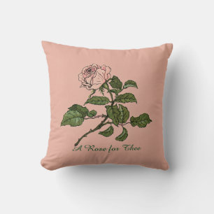 Vintages Rosenangebot Kissen