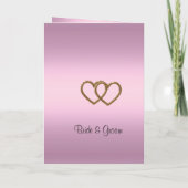 Vintages Rosenhochzeitprogramm Programm (Rückseite)