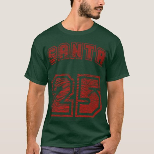 VINTAGES ROT SANKT 25 T-Shirt (Vorderseite)
