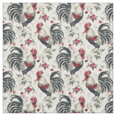 Vintages Rot und Weiß Stoff (Muster)