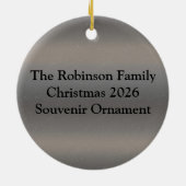 Vintages Rotary Phone Keramik Ornament (Hinten)