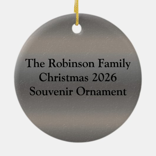 Vintages Rotary Phone Keramik Ornament (Hinten)