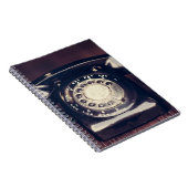 Vintages Rotary Phone Notizblock (Rechte Seite)