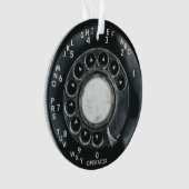 Vintages Rotary Phone Ornament (Vorderseite)