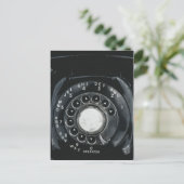 Vintages Rotary Phone Postkarte (Stehend Vorderseite)