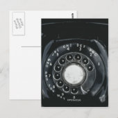 Vintages Rotary Phone Postkarte (Vorne/Hinten)