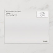 Vintages Rotary Phone Postkarte (Rückseite)