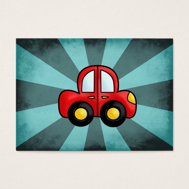 Vintages rotes Auto (Vorderseite)