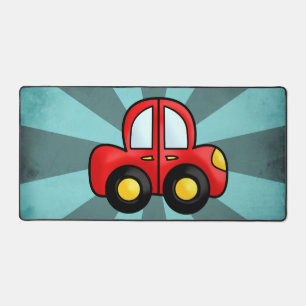 Vintages rotes Auto Schreibtischunterlage