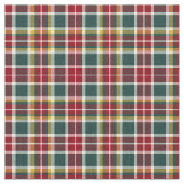 Vintages rotes, grünes und gelbes schottisches stoff