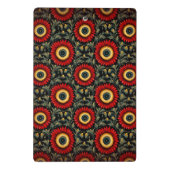 Vintages rotes Herzmonogramm Mini-Zwischenablage Mini Klemmbrett (Rückseite)