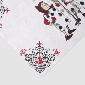 Vintages Rotes Malen der Rose Seidenpapier (Ausschnitt)