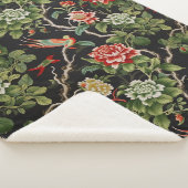 Vintages Rotes Meer Sherpadecke (3/4)